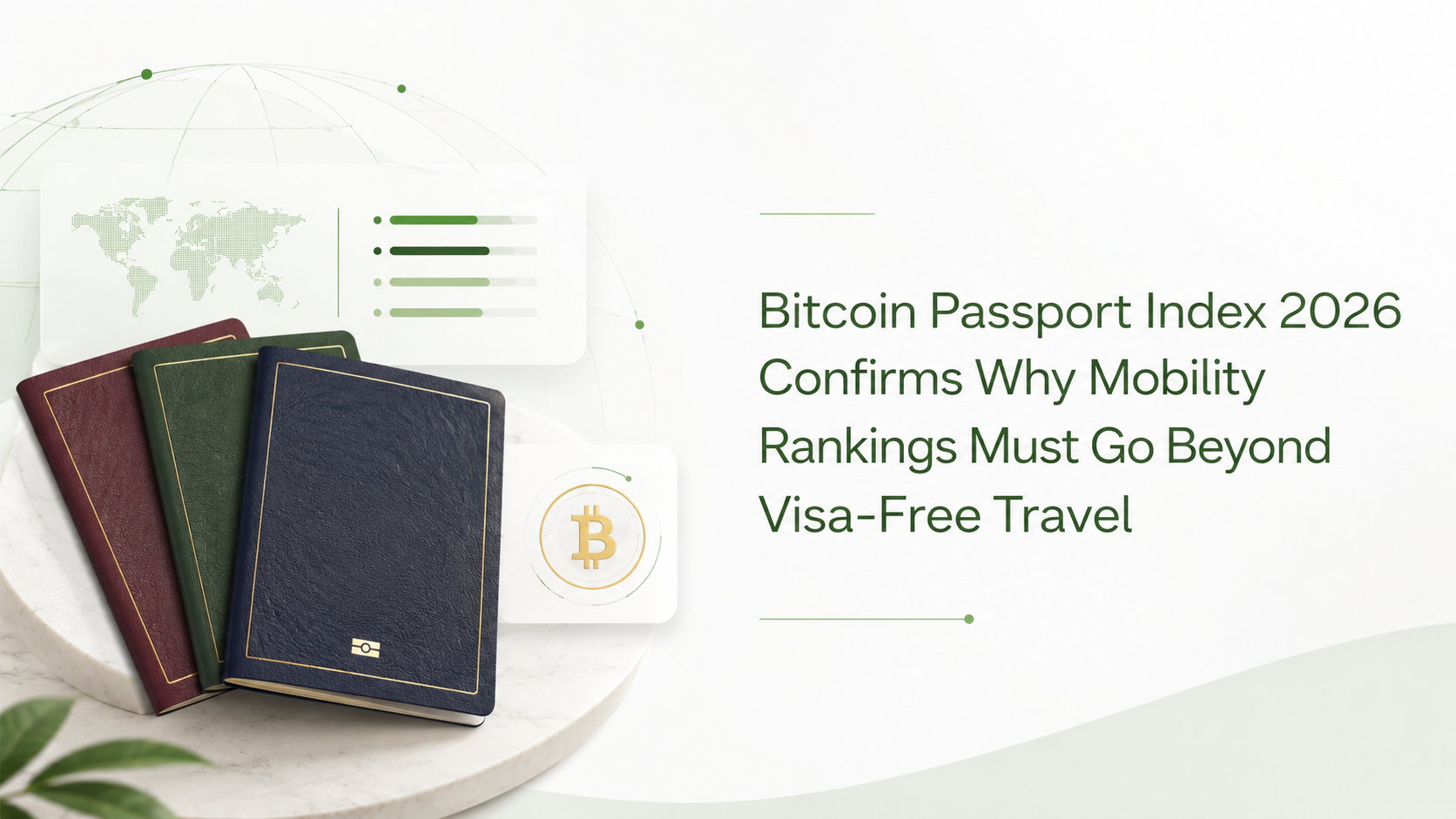 Bitcoin Passport Index 2026 Confirms Why Mobility Rankings Must Go Beyond Visa-Free Travel