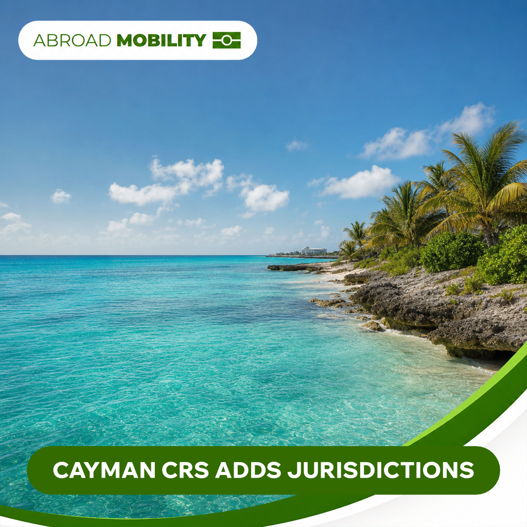 Cayman CRS adds jurisdictions