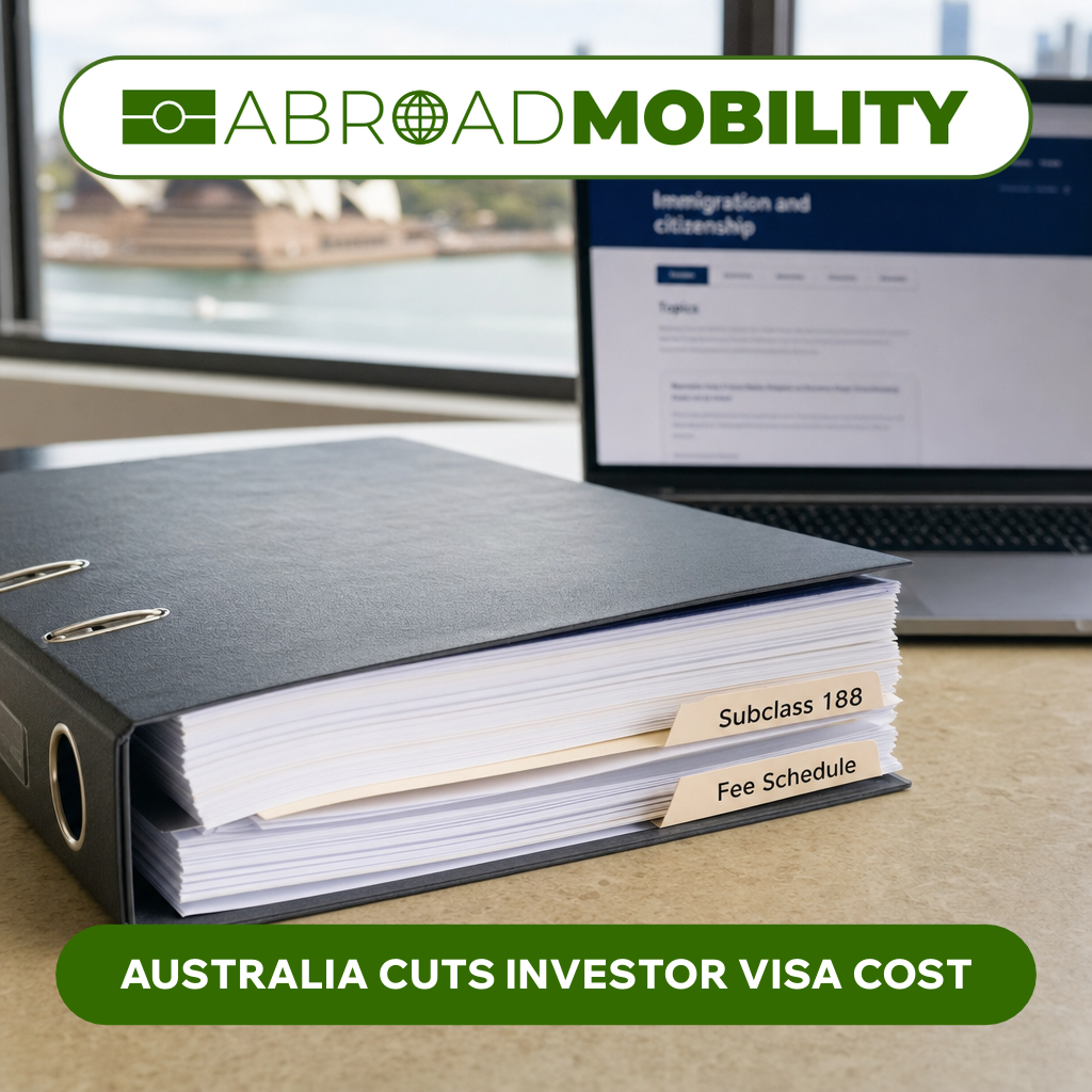 Australia cuts investor visa cost