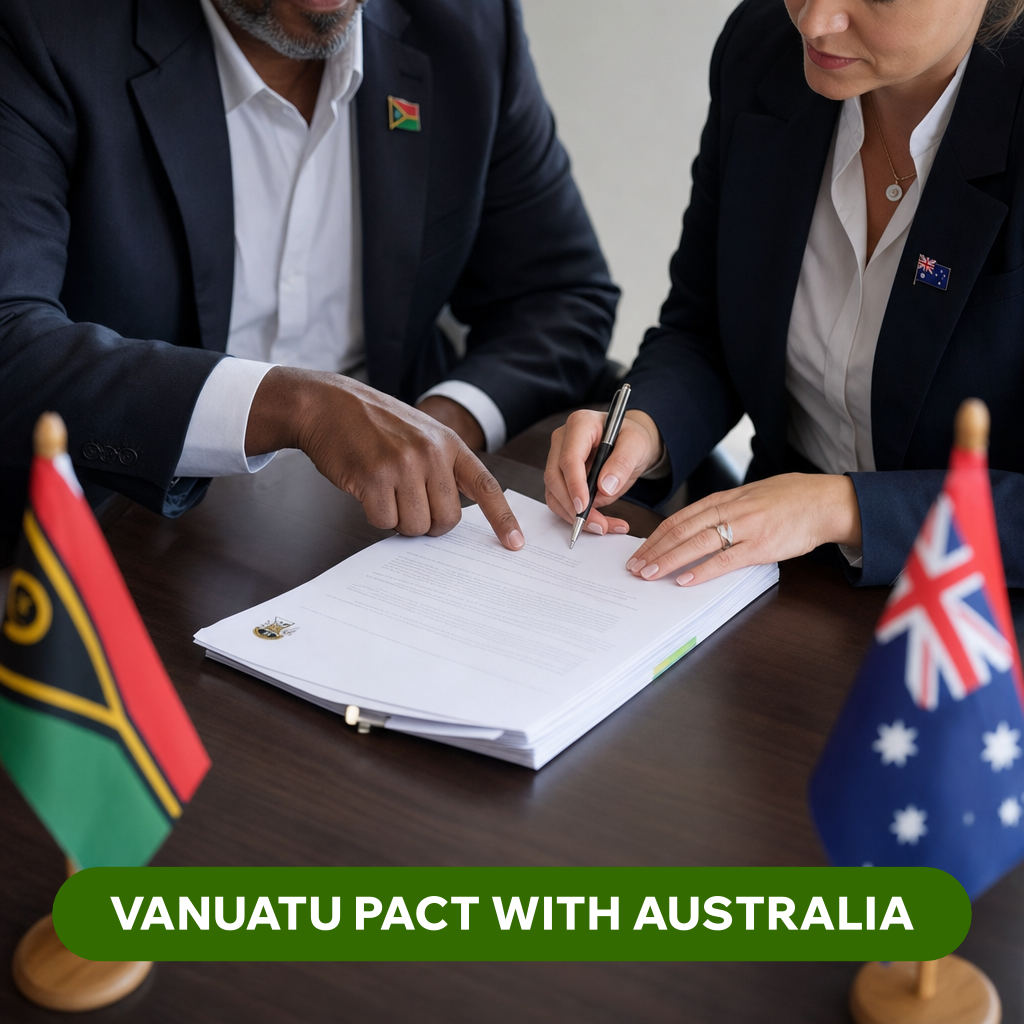Vanuatu pact with Australia