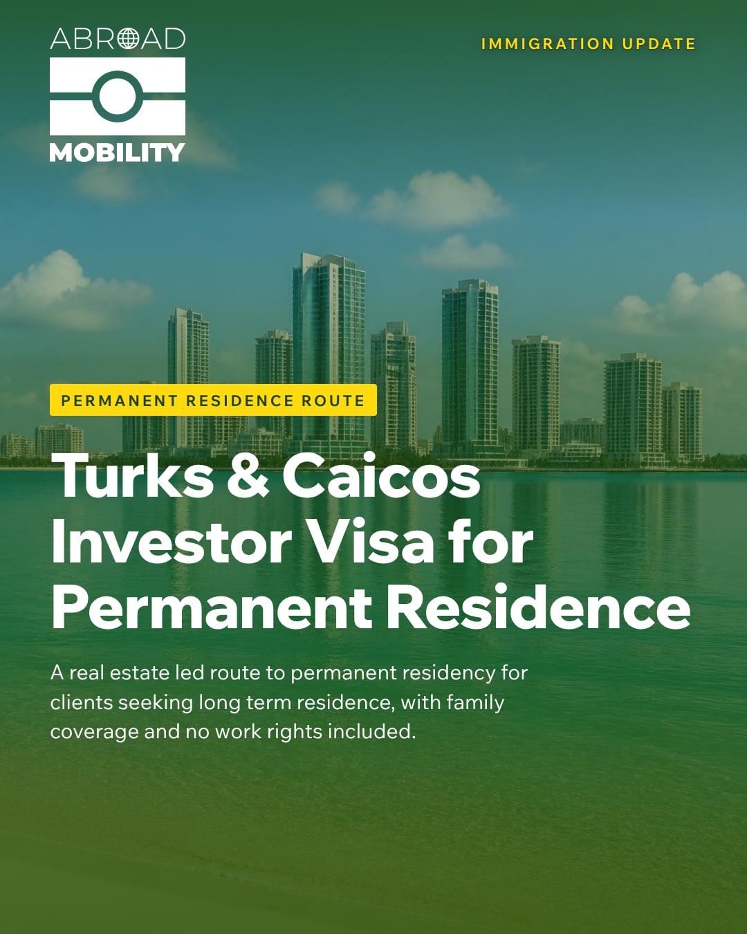 Turks And Caicos Investor Visa For Permanent Residence