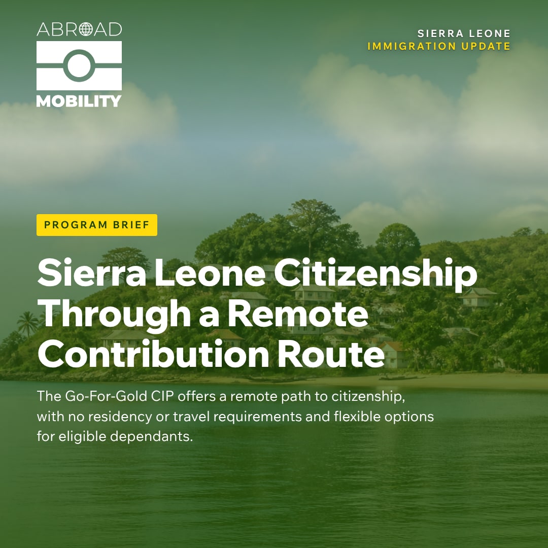Sierra Leone CIP (Go-For-Gold) Program Brief